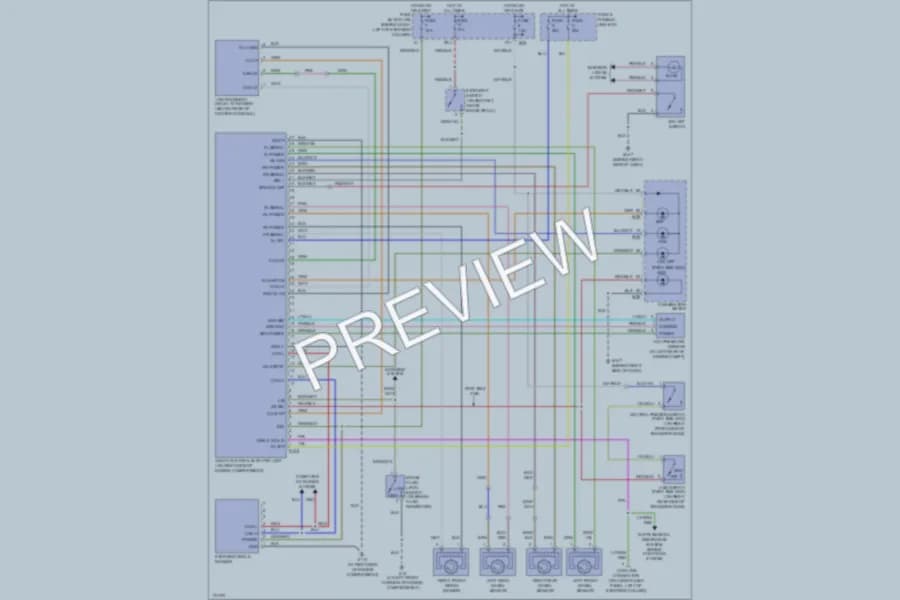 2003 Nissan Pathfinder Anti Lock Brakes wiring diagram preview