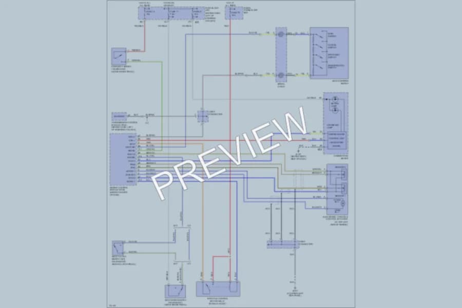 2003 Nissan Pathfinder Cruise Control wiring diagram preview