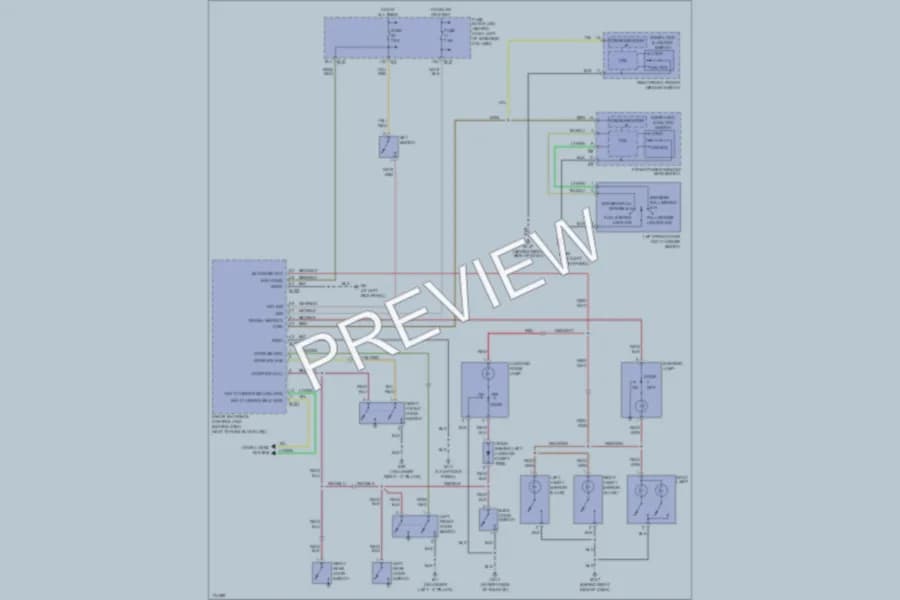 2003 Nissan Pathfinder Interior Lights wiring diagram preview