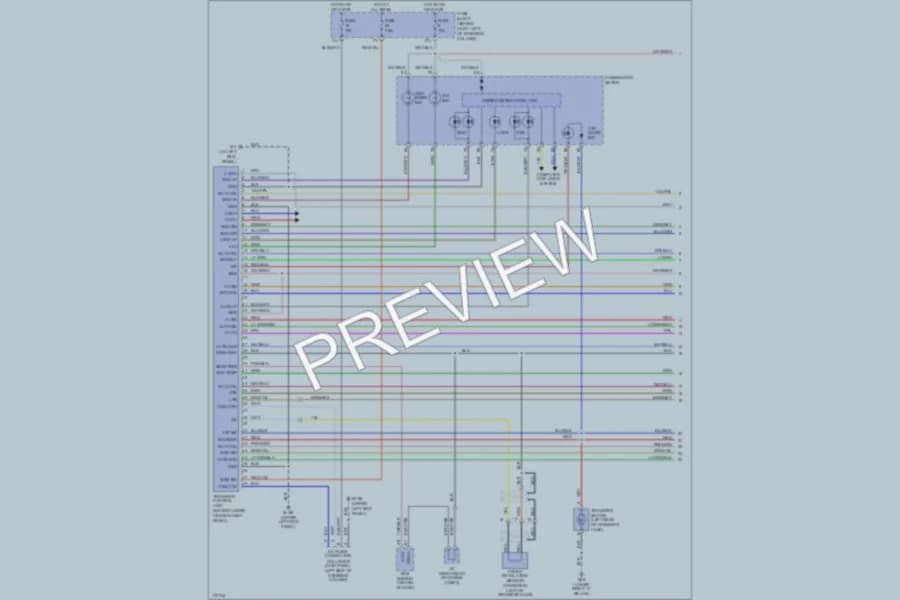 2003 Nissan Pathfinder Transmission wiring diagram preview