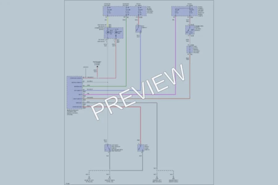 2003 Nissan Sentra Warning Systems wiring diagram preview