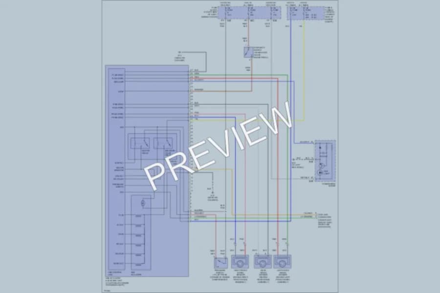 2003 Nissan Xterra Anti Lock Brakes wiring diagram preview