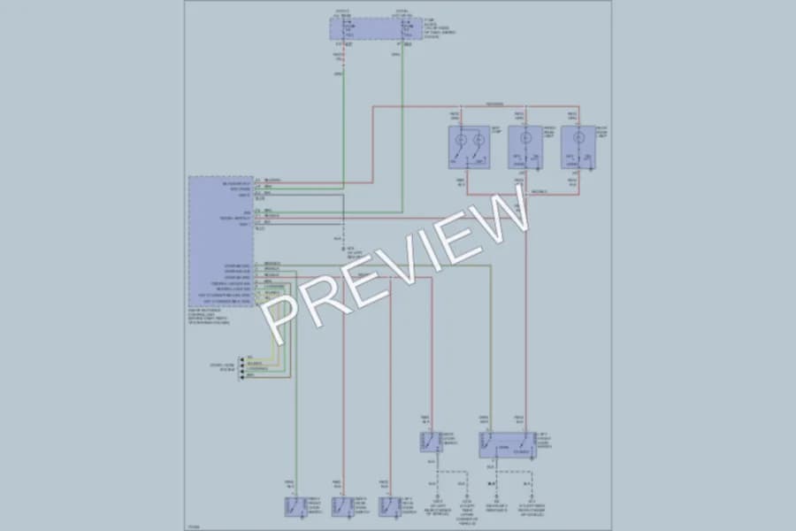 2003 Nissan Xterra Interior Lights wiring diagram preview