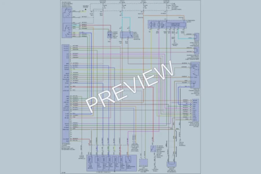 2003 Nissan Xterra Transmission wiring diagram preview