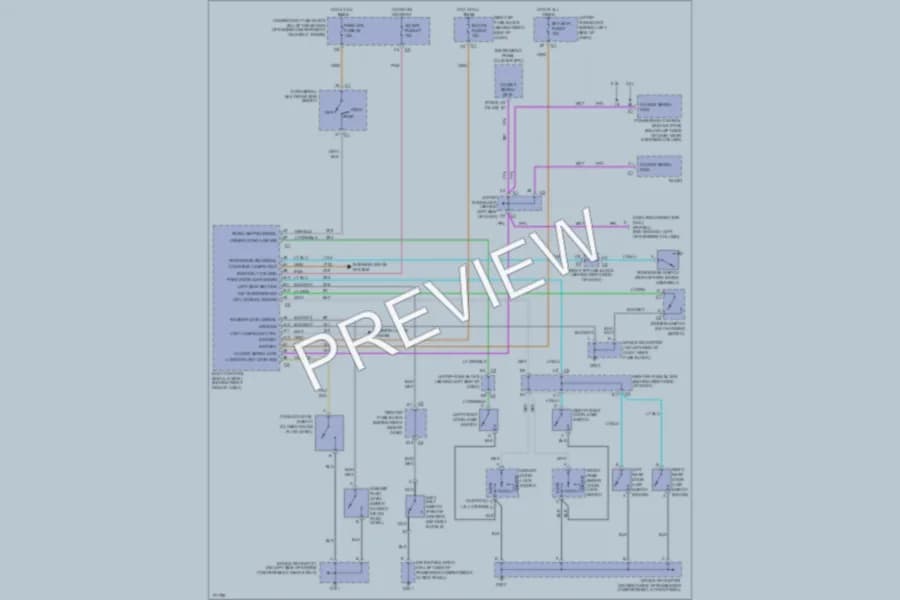 2003 Oldsmobile Alero Warning Systems wiring diagram preview