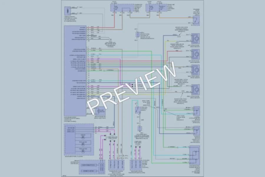 2003 Oldsmobile Aurora Anti Lock Brakes wiring diagram preview