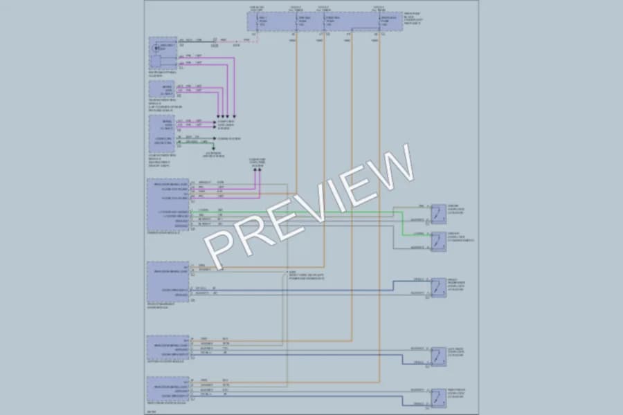 2003 Oldsmobile Aurora Anti Theft wiring diagram preview