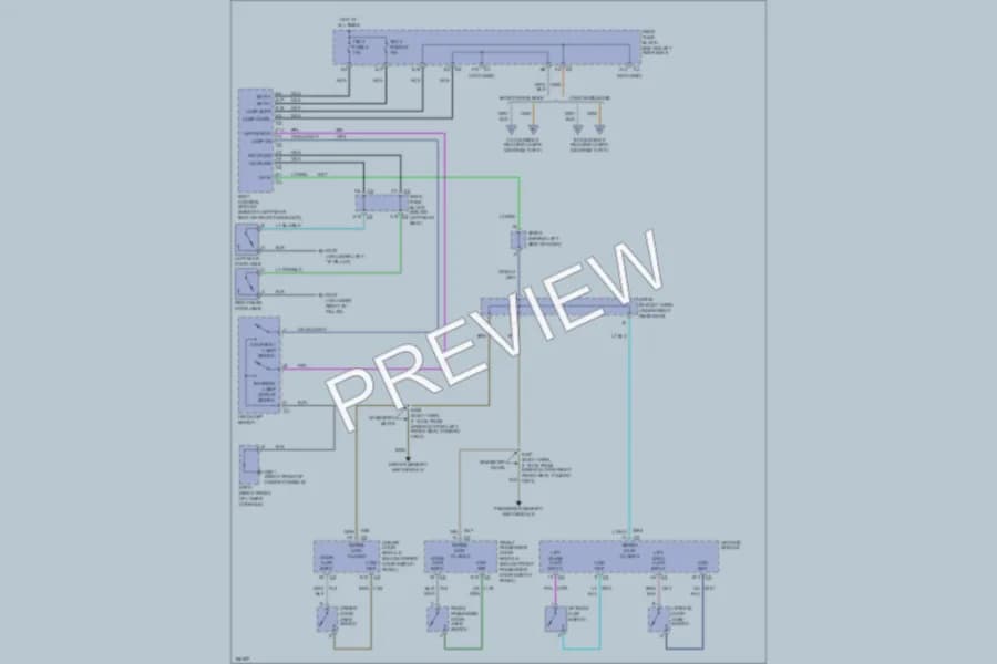 2003 Oldsmobile Bravada Interior Lights wiring diagram preview