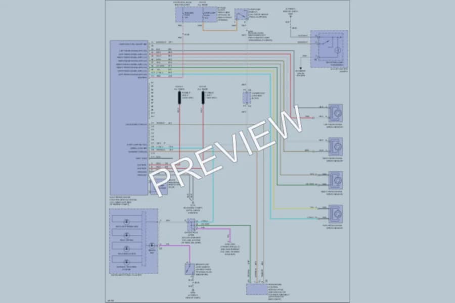 2003 Oldsmobile Silhouette Anti Lock Brakes wiring diagram preview