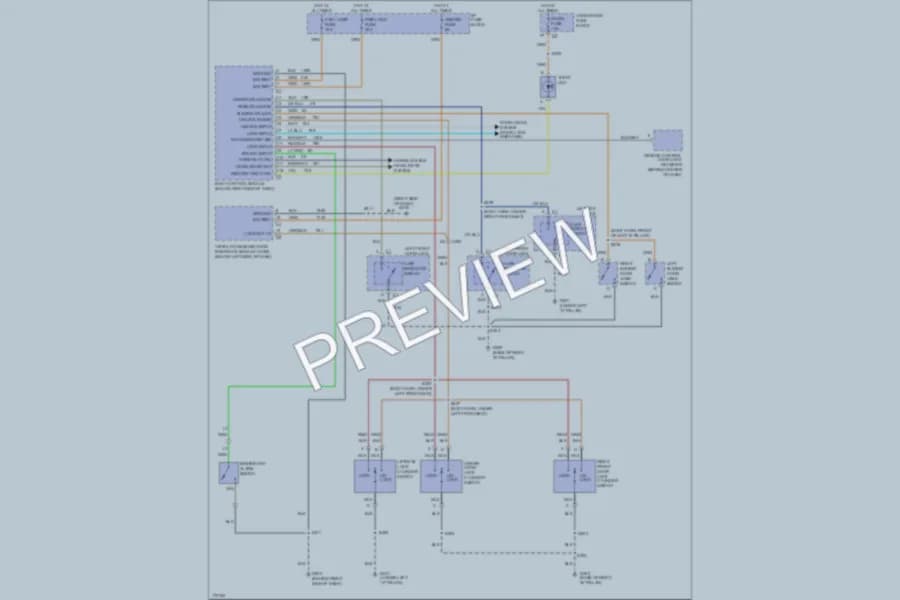 2003 Oldsmobile Silhouette Anti Theft wiring diagram preview