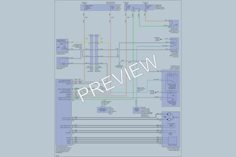 2003 Oldsmobile Silhouette Trunk Tailgate Fuel Door wiring diagram preview