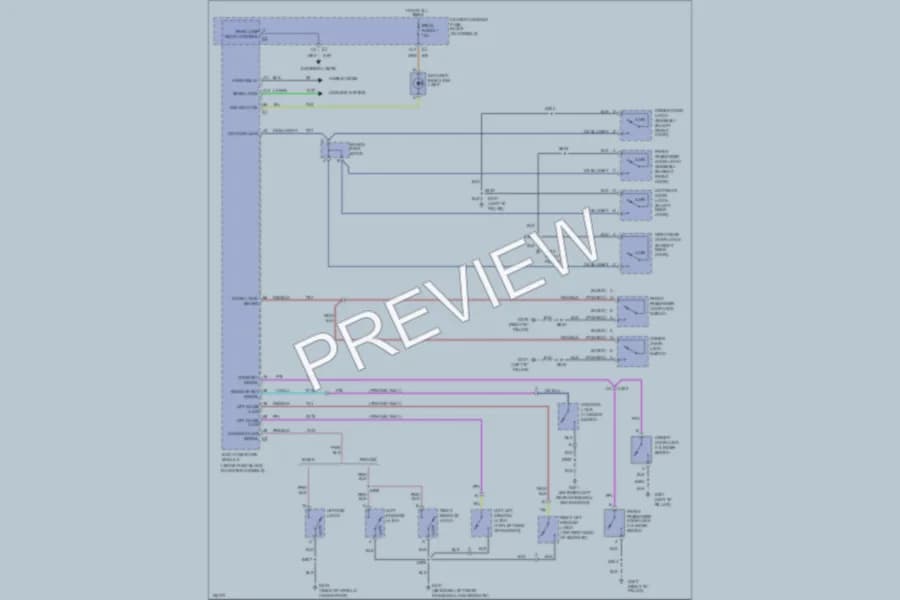 2003 Pontiac Aztek Anti Theft wiring diagram preview