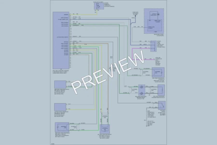 2003 Pontiac Aztek Supplemental Restraints wiring diagram preview