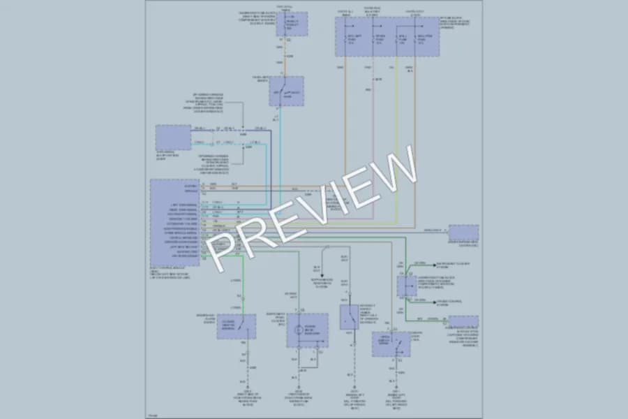 2003 Pontiac GrandPrix Warning Systems wiring diagram preview
