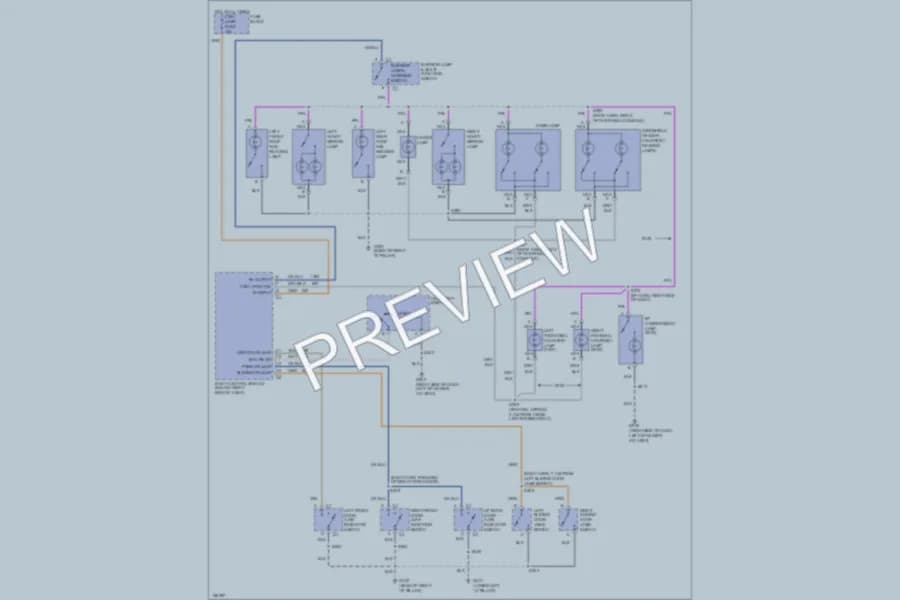 2003 Pontiac Montana Interior Lights wiring diagram preview