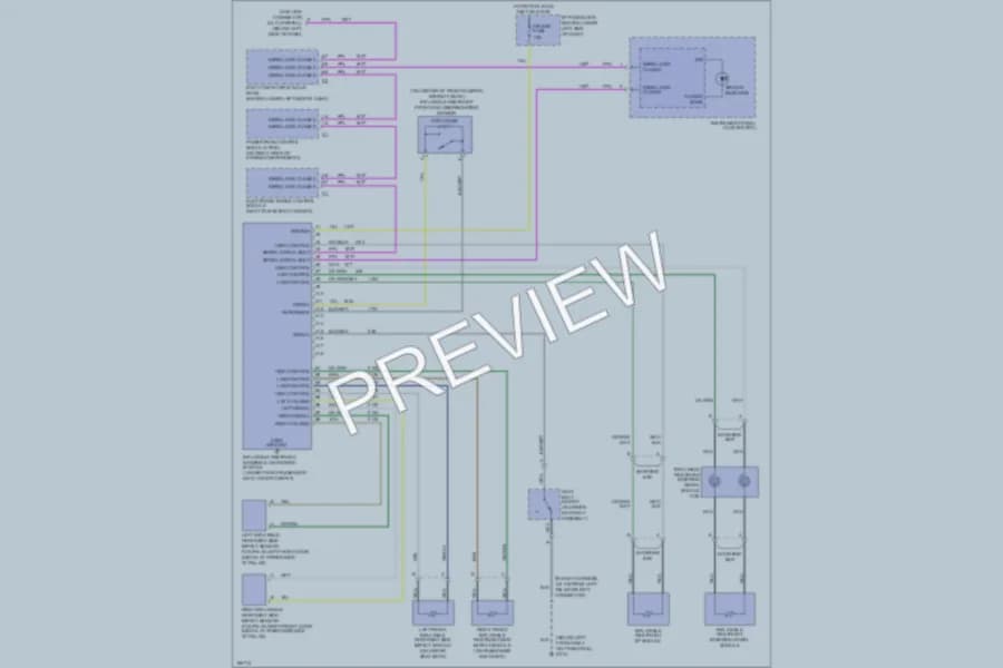 2003 Pontiac Sunfire Supplemental Restraints wiring diagram preview