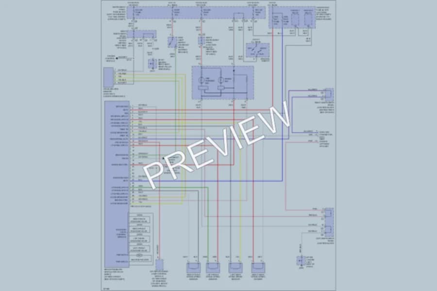 2003 Pontiac Vibe Anti Lock Brakes wiring diagram preview