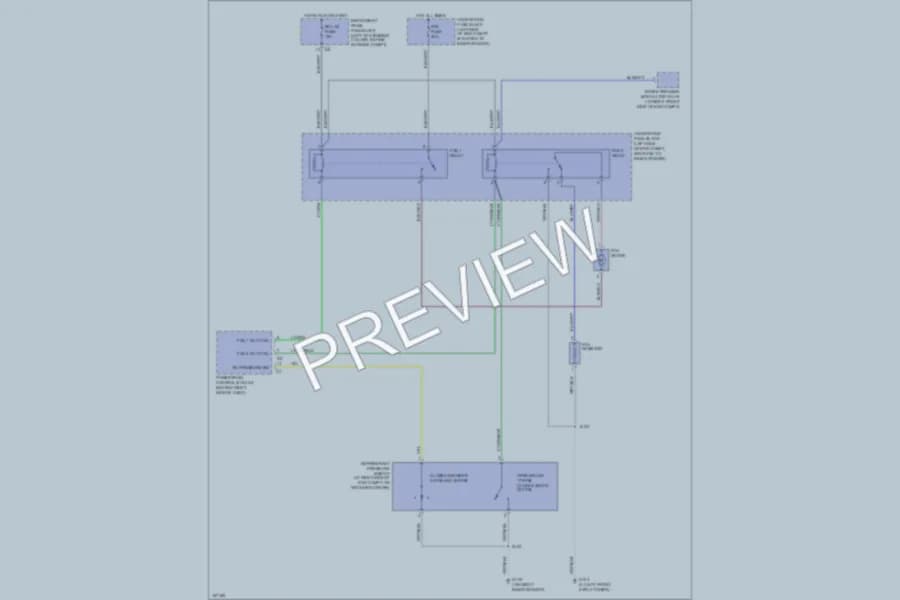 2003 Pontiac Vibe Cooling Fan wiring diagram preview