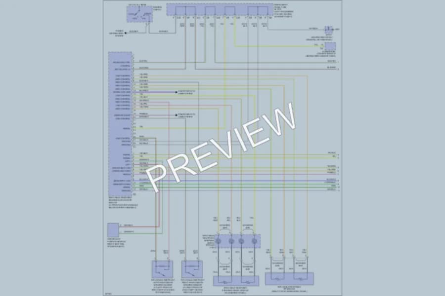 2003 Pontiac Vibe Supplemental Restraints wiring diagram preview