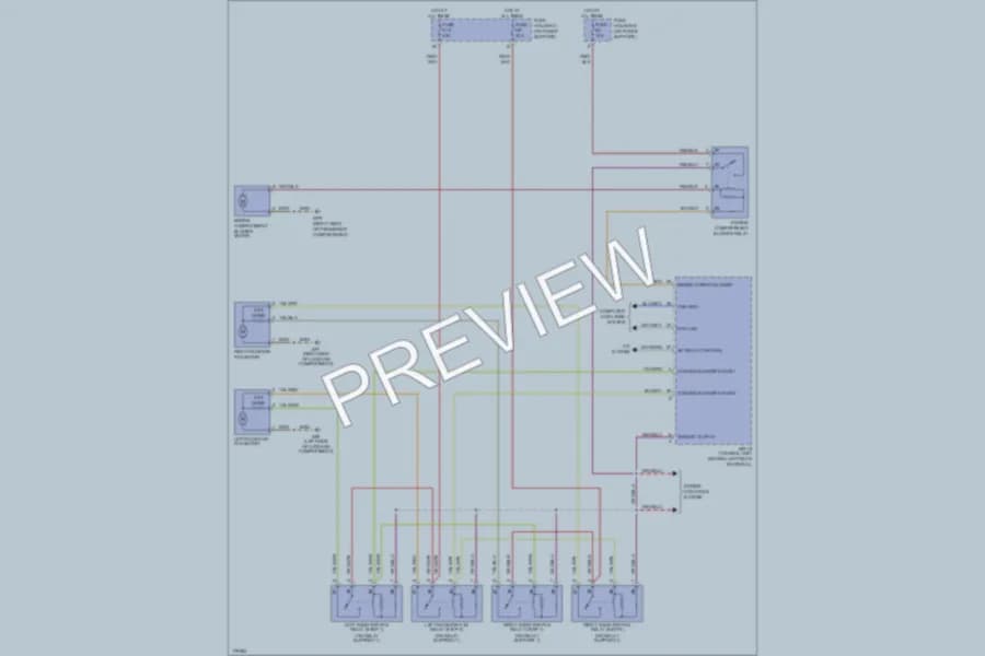 2003 Porsche 911 Cooling Fan wiring diagram preview