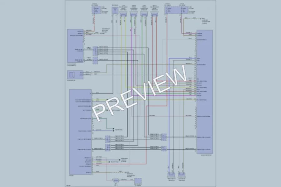 2003 Porsche 911 Radio wiring diagram preview