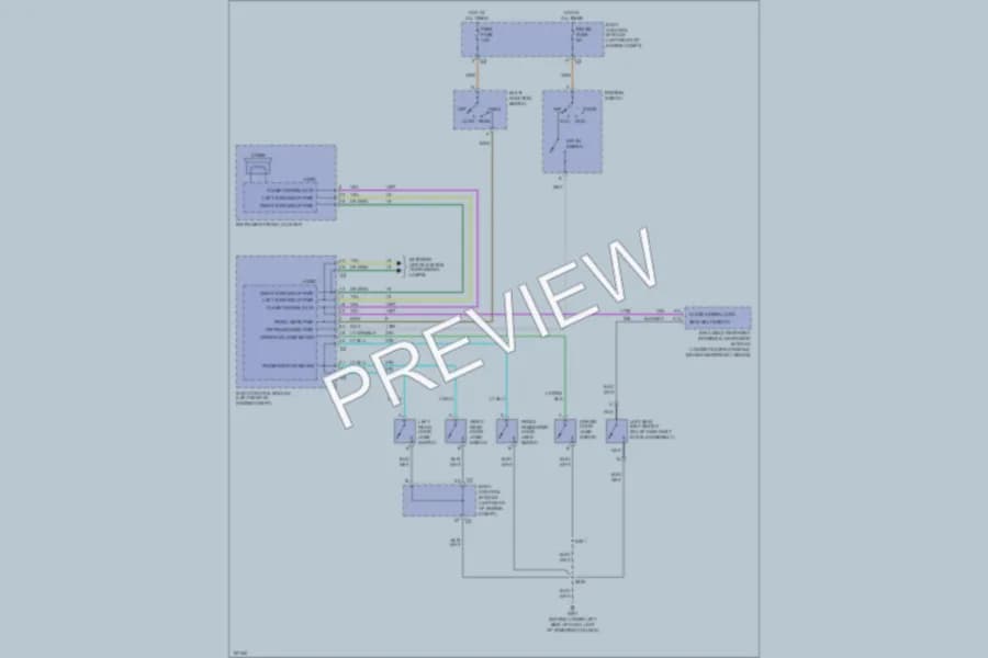 2003 Saturn ION1 Warning Systems wiring diagram preview