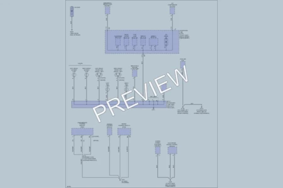 2003 Saturn ION3 Ground Distribution wiring diagram preview