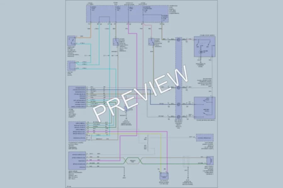 2003 Saturn L200 Cruise Control wiring diagram preview