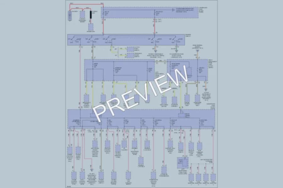 2003 Saturn L200 Power Distribution wiring diagram preview