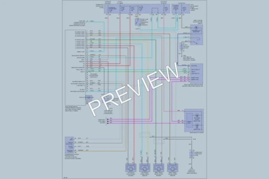 2003 Saturn LW300 Anti Lock Brakes wiring diagram preview