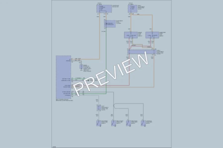 2003 Saturn LW300 Anti Theft wiring diagram preview