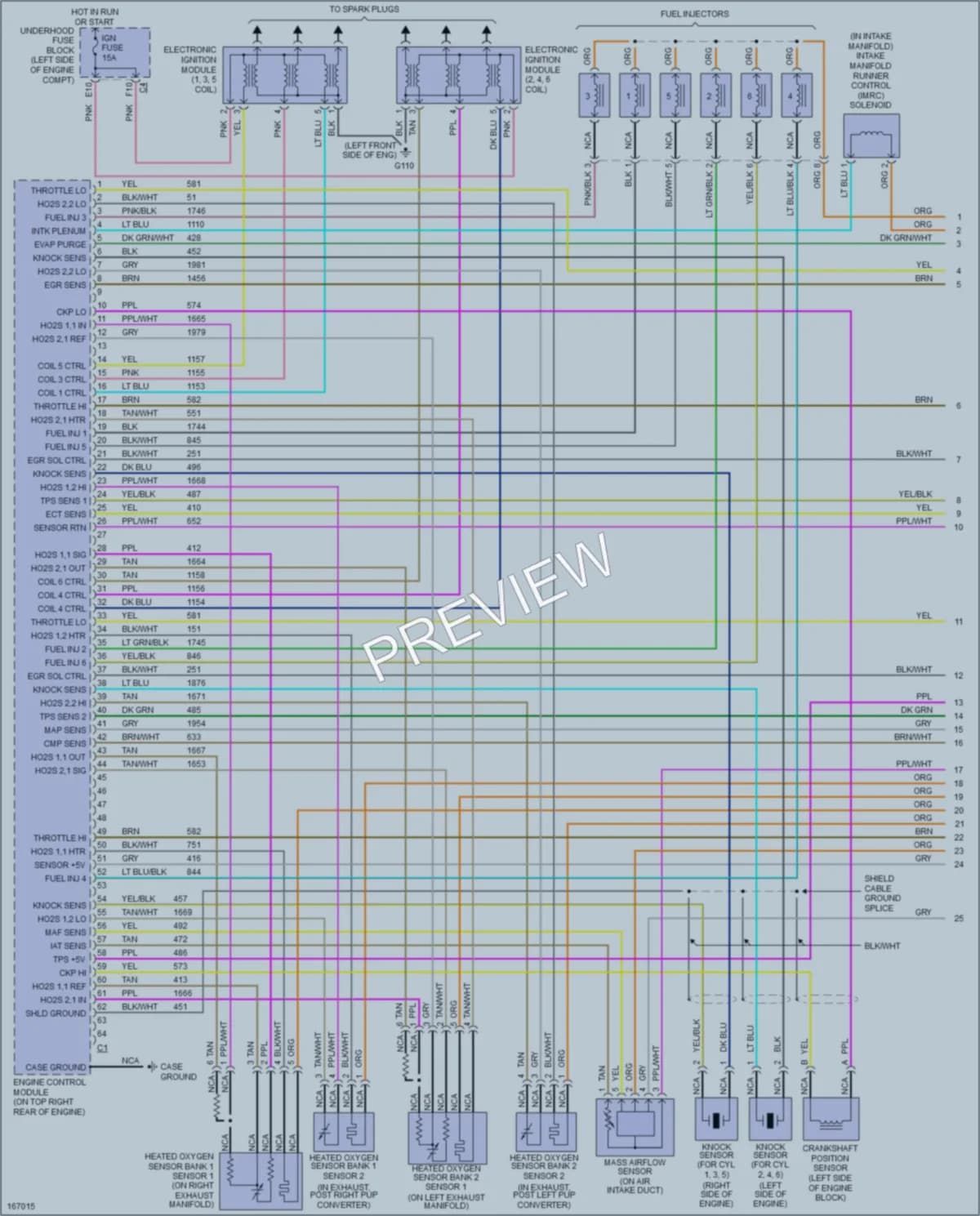 2003 Saturn LW300 Engine Performance wiring diagram preview