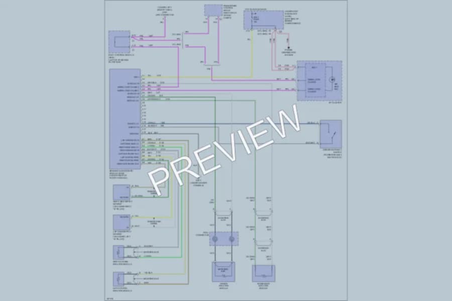 2003 Saturn LW300 Supplemental Restraints wiring diagram preview