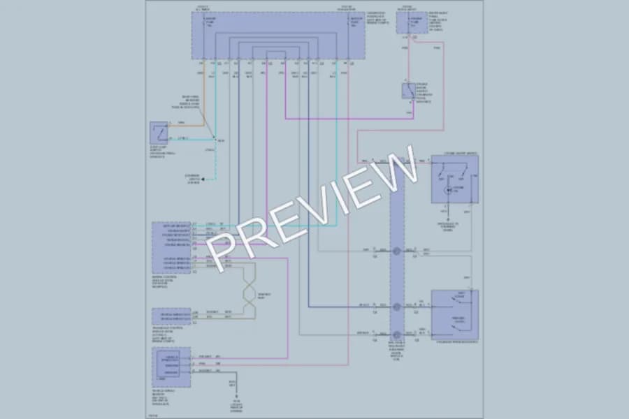 2003 Saturn VUE Cruise Control wiring diagram preview