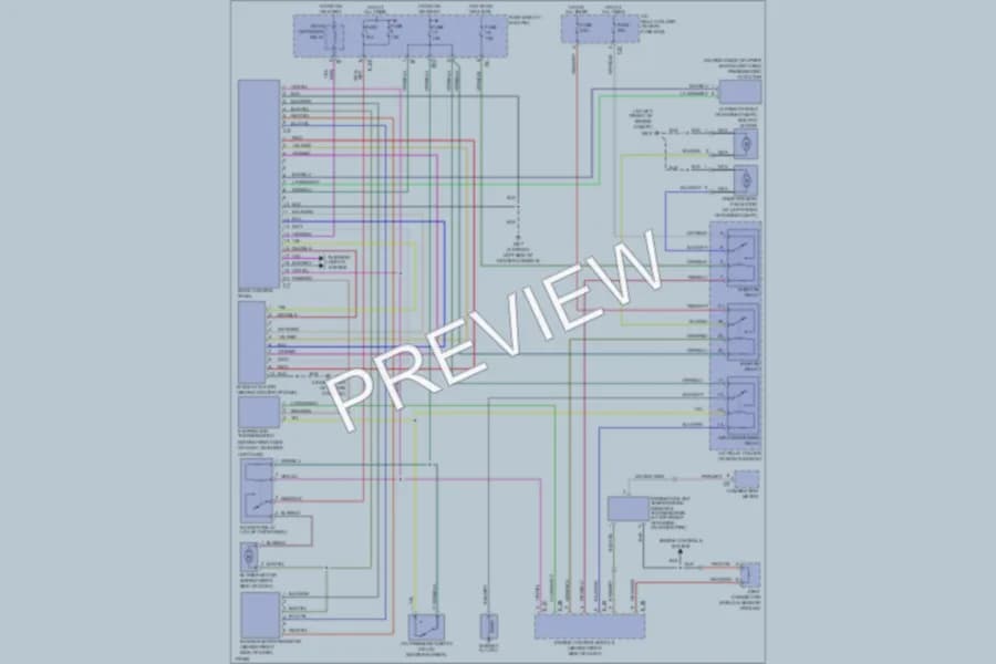 2003 Subaru Baja Air Conditioning wiring diagram preview