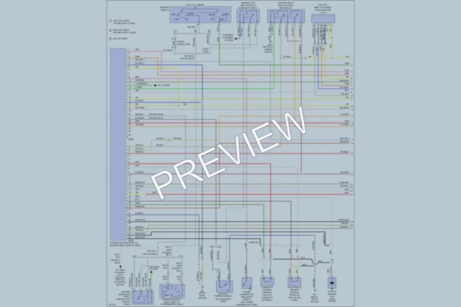 2003 Subaru Baja Engine Performance wiring diagram preview