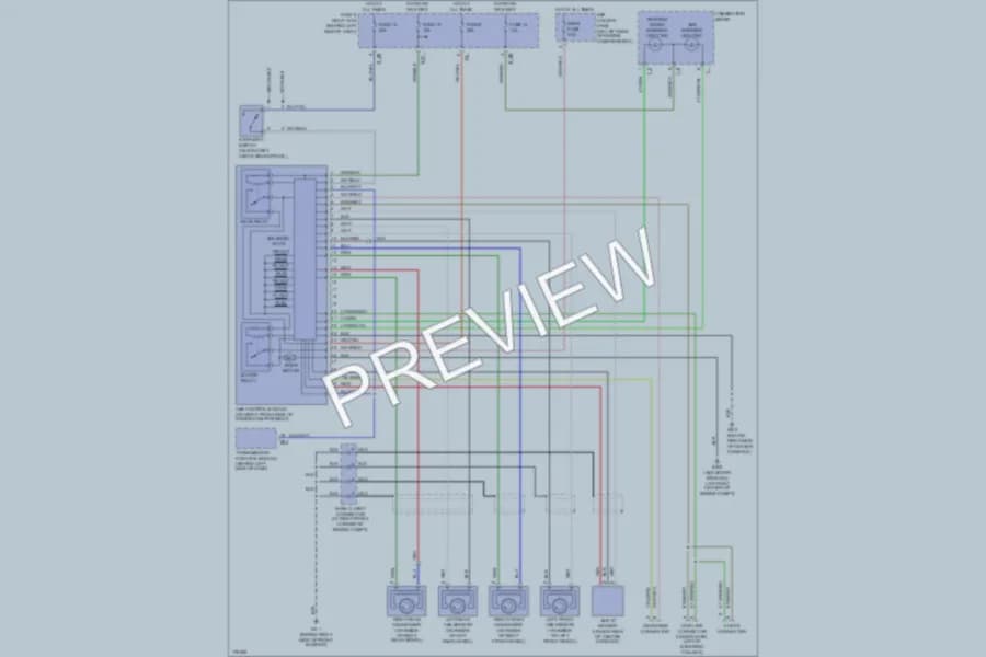 2003 Subaru Forester Anti Lock Brakes wiring diagram preview