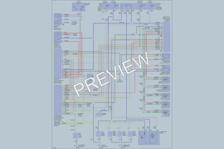 2003 Subaru Forester Anti Theft wiring diagram preview
