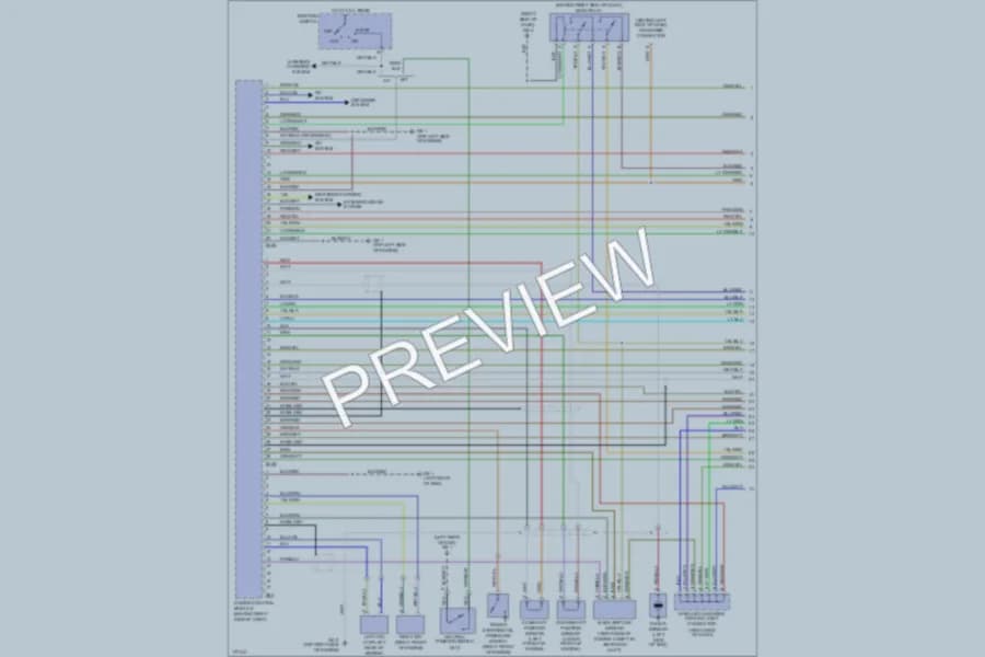 2003 Subaru Impreza Engine Performance wiring diagram preview
