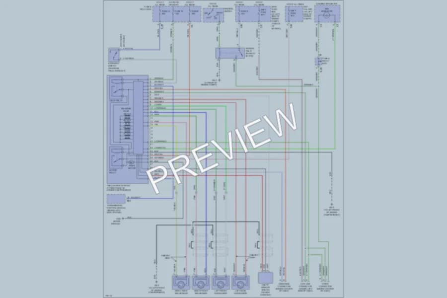 2003 Subaru Legacy Anti Lock Brakes wiring diagram preview