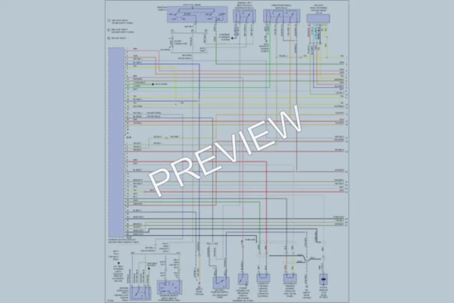 2003 Subaru Legacy Engine Performance wiring diagram preview