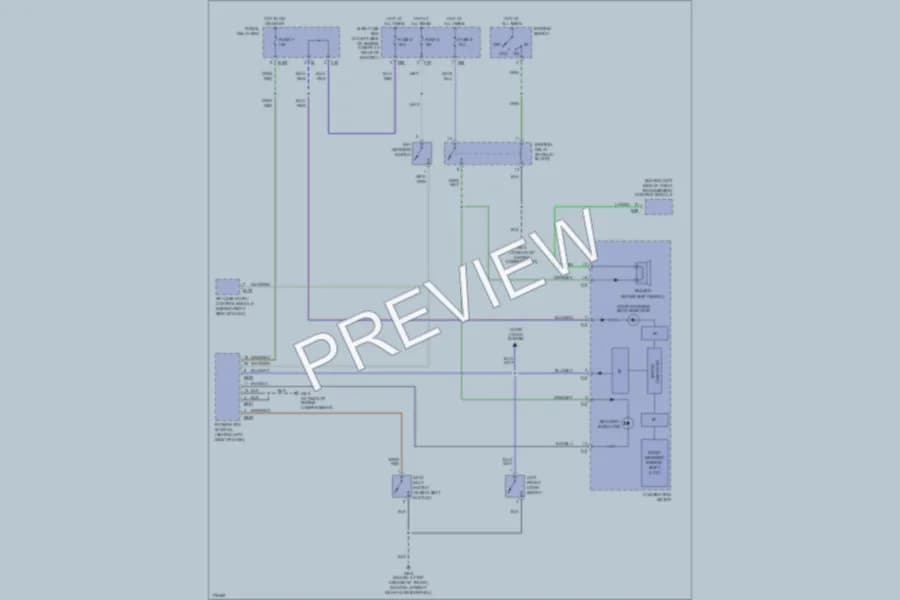 2003 Subaru Legacy Warning Systems wiring diagram preview