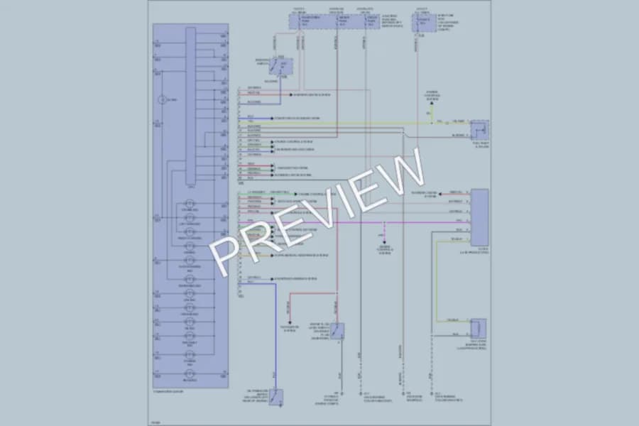 2003 Suzuki Aerio Instrument Cluster wiring diagram preview