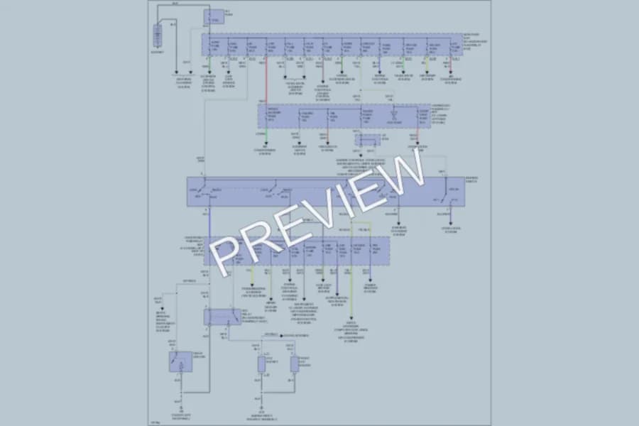 2003 Suzuki GrandVitara Power Distribution wiring diagram preview