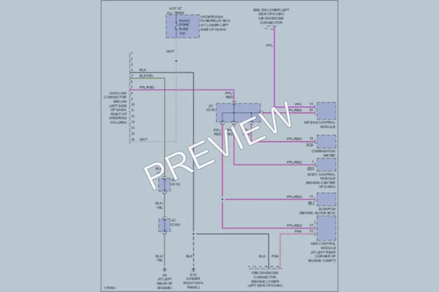 2003 Suzuki XL7 Computer Data Lines wiring diagram preview