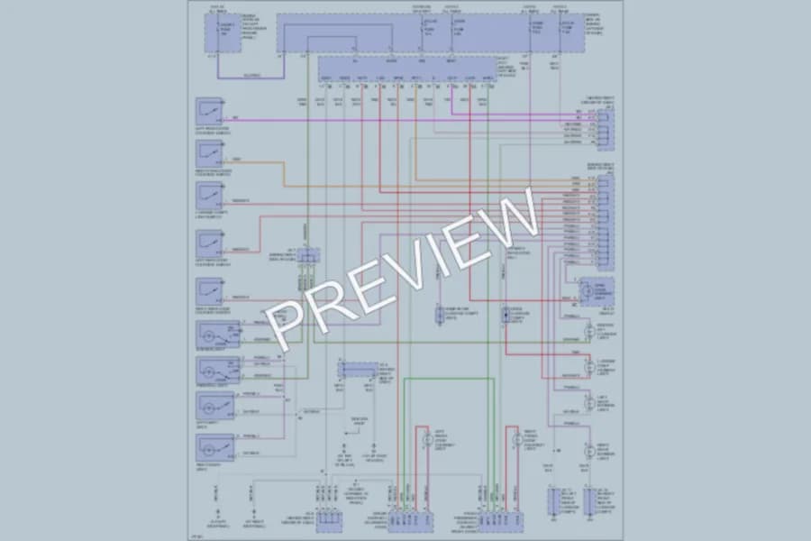 2003 Toyota Avalon Interior Lights wiring diagram preview
