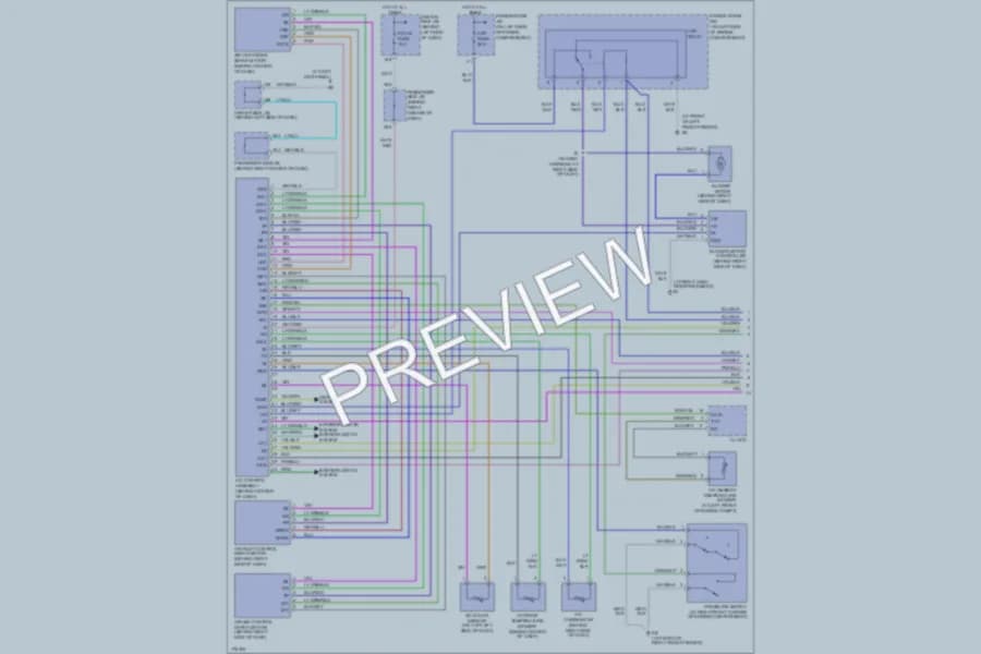 2003 Toyota Camry Air Conditioning wiring diagram preview