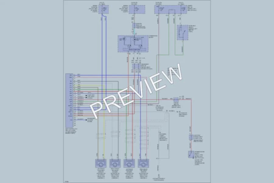 2003 Toyota Camry Anti Lock Brakes wiring diagram preview
