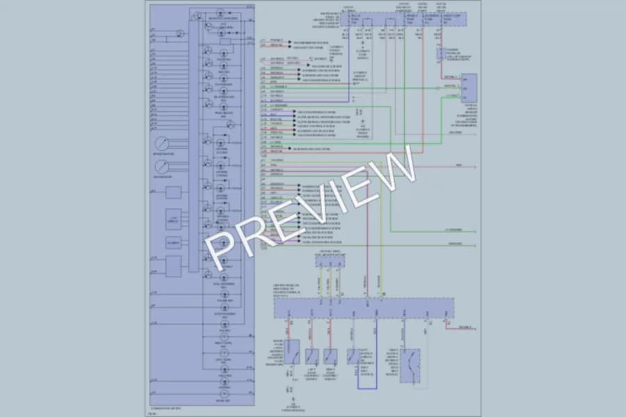 2003 Toyota Celica Instrument Cluster wiring diagram preview