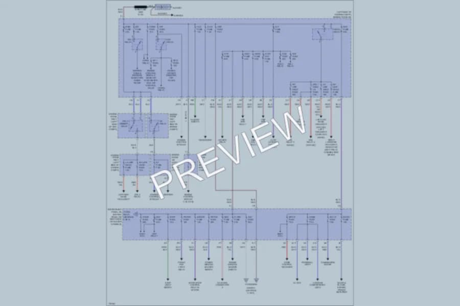 2003 Toyota Celica Power Distribution wiring diagram preview